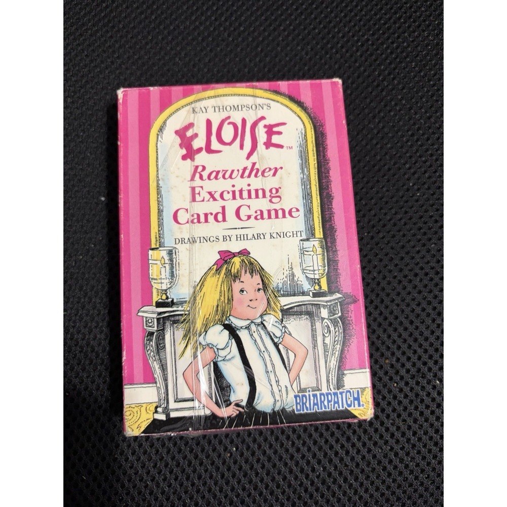 Briarpatch Eloise Rawther Exciting Card Game Vintage 2000 Pink Hilary Knight Art